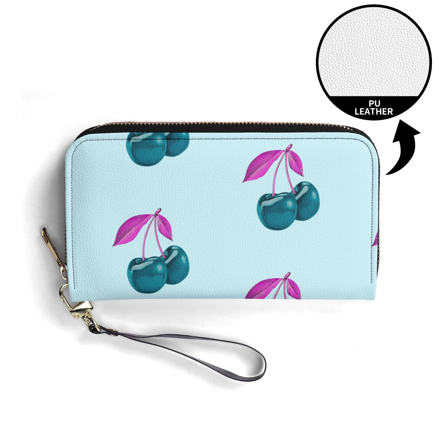 Blue Cherry© Limited Edition Pop Upgraded 2.0 PU Leather Wallet