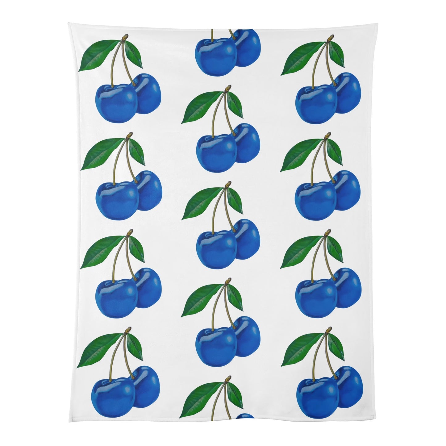 Blue Cherry© Super Soft Flannel Breathable Blanket 4 Sizes for Kids Unisex