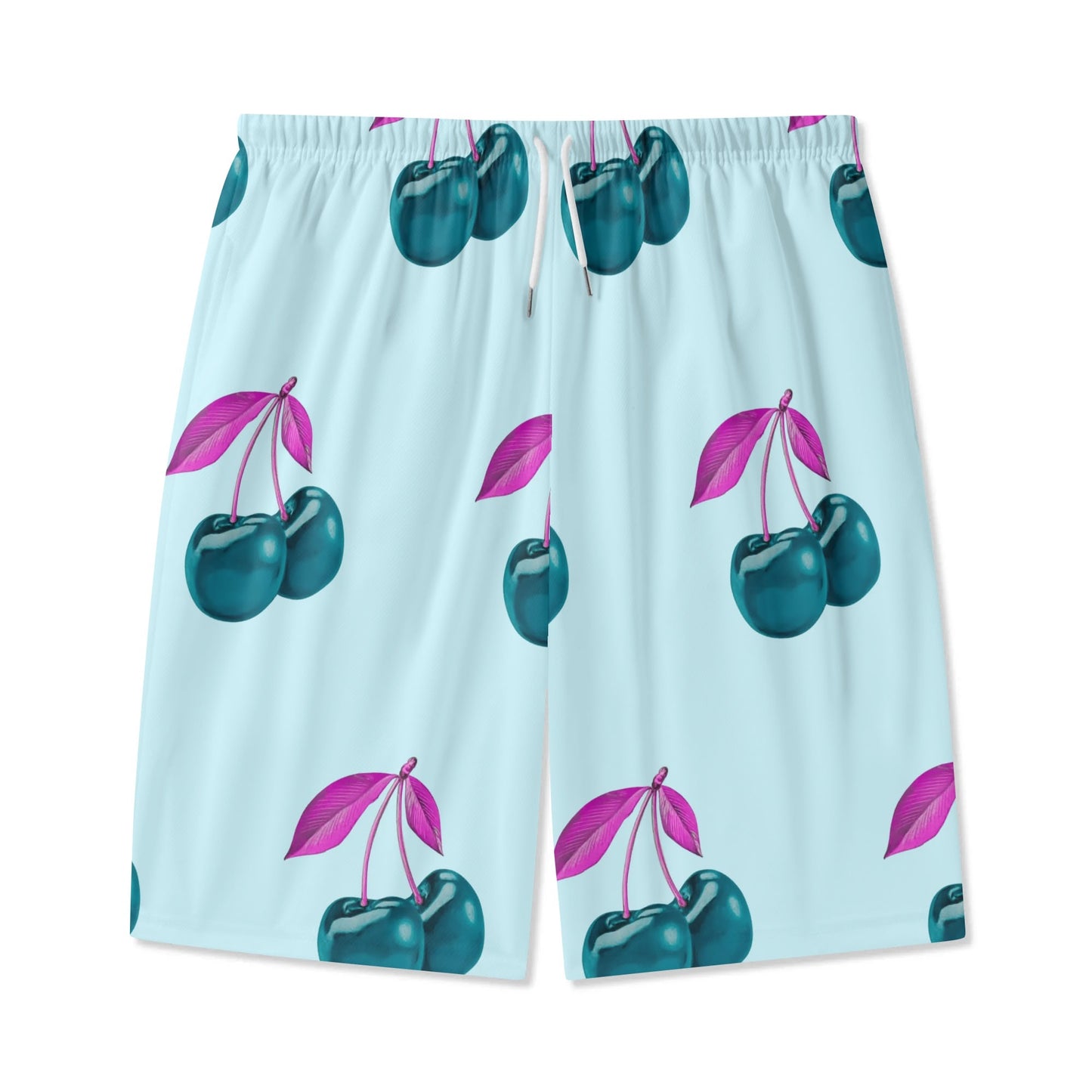 Blue Cherry© Pop Quick Dry Sport Youth Lightweight Beach Shorts