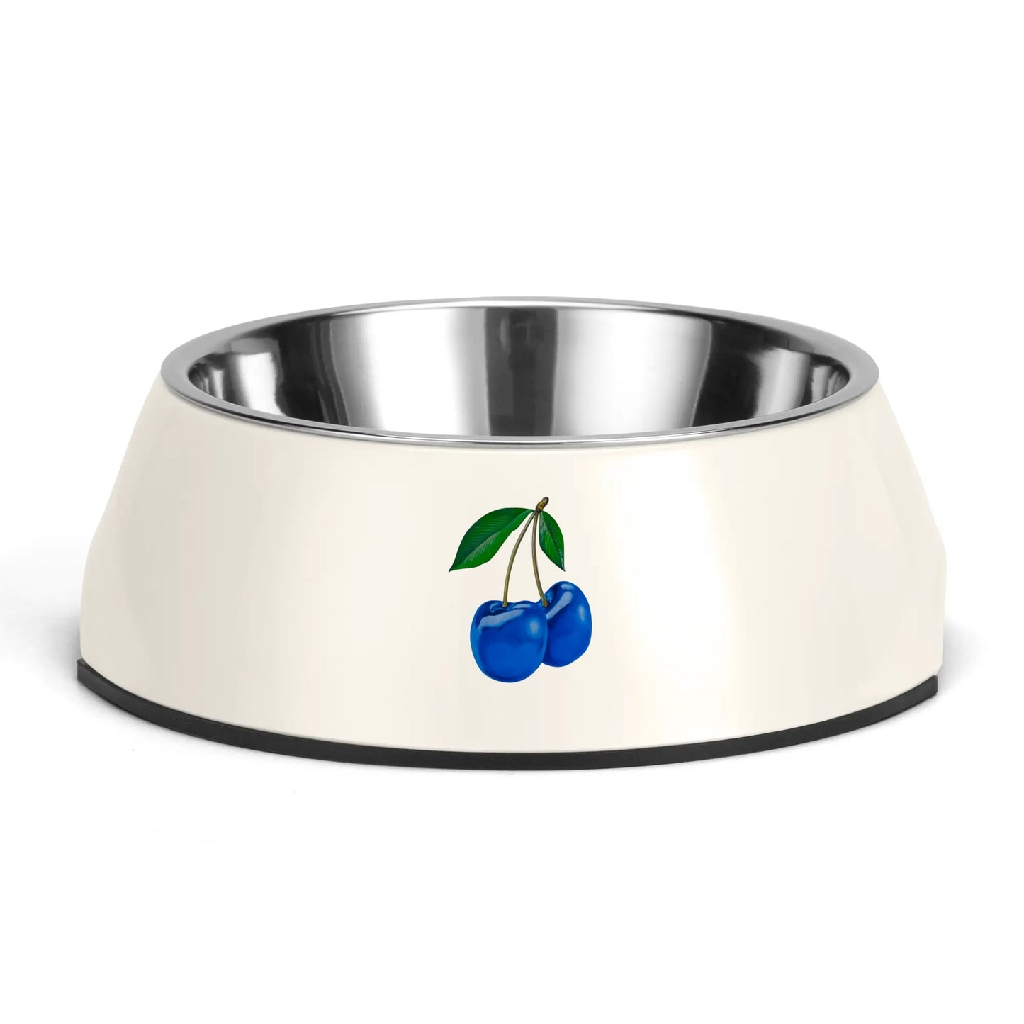 Blue Cherry© Retro Super Strong Safe Stainless Steel Dog Bowl Pet Bowl