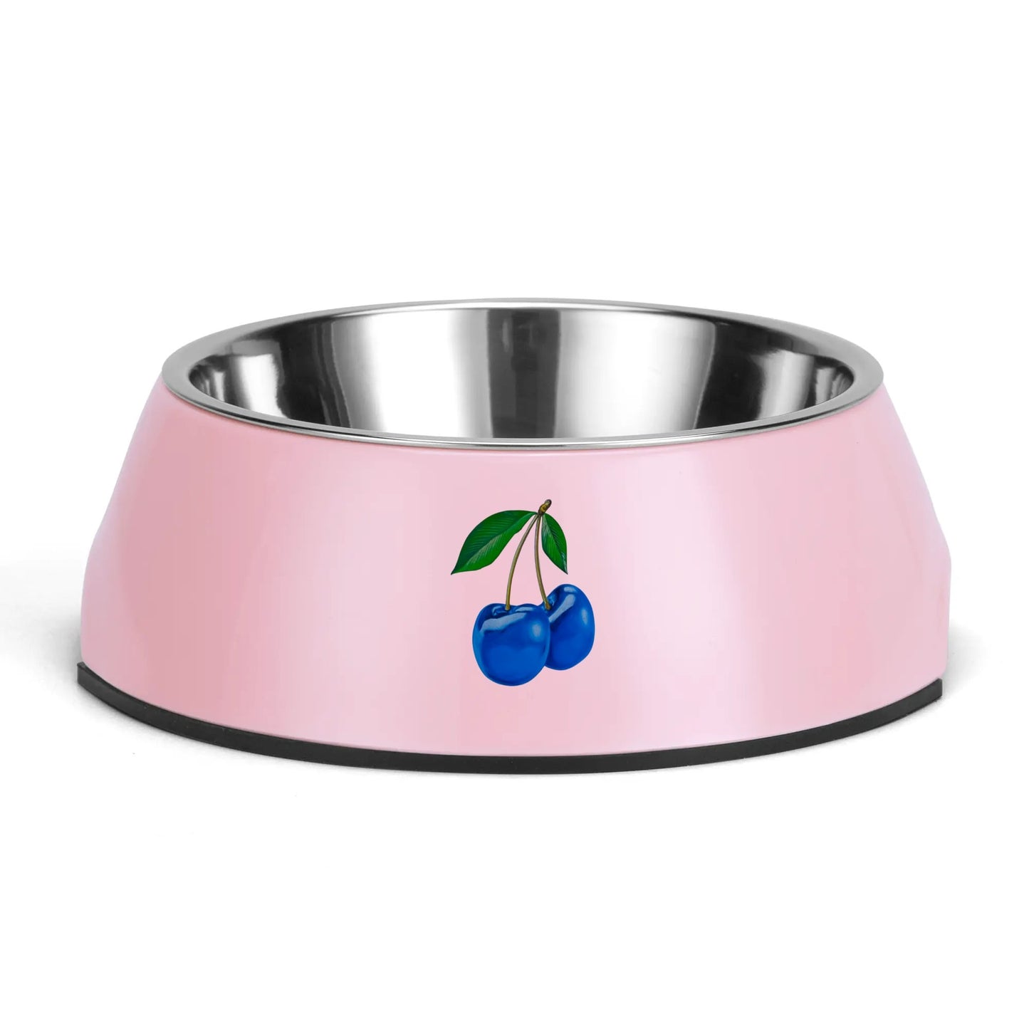 Blue Cherry© Retro Super Strong Safe Stainless Steel Dog Bowl Pet Bowl