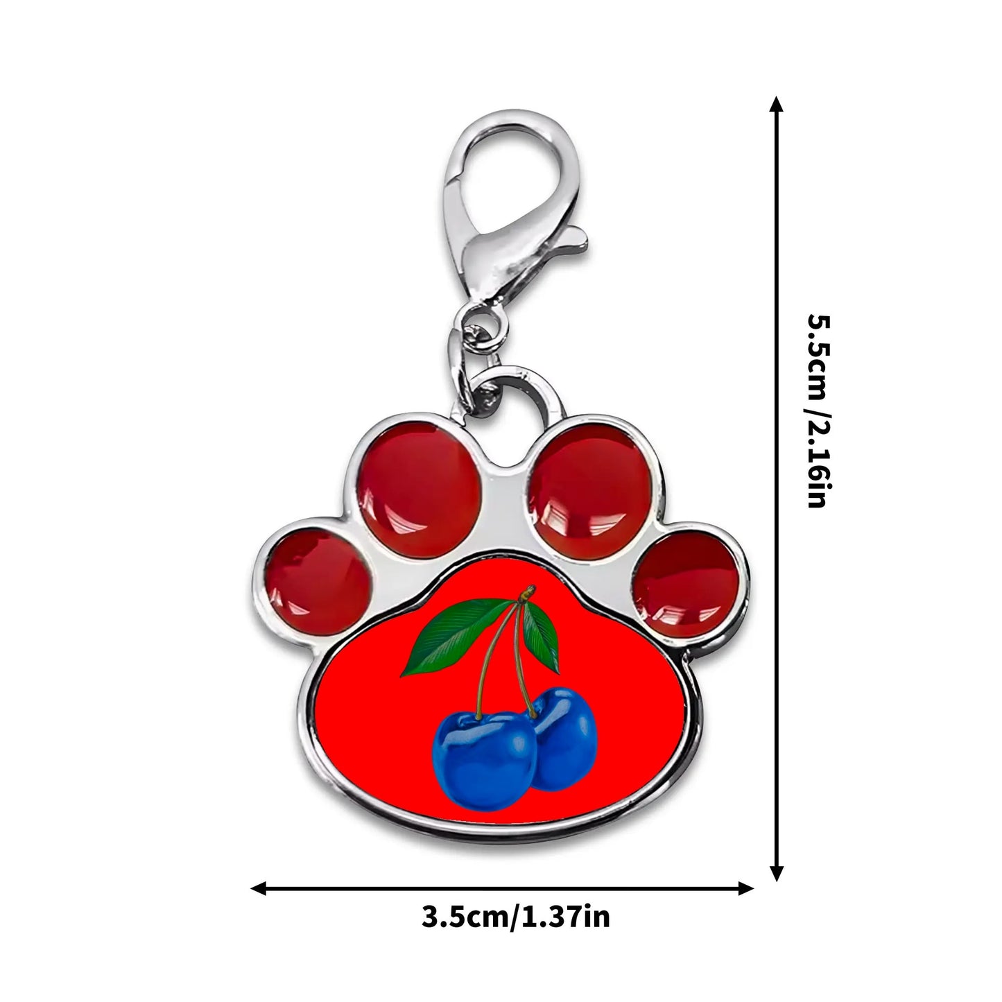 Blue Cherry© Love Pet Decor Cat Dog Paw Jewelry Pet Collar Pendants