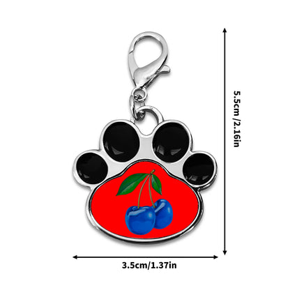 Blue Cherry© Love Pet Decor Cat Dog Paw Jewelry Pet Collar Pendants