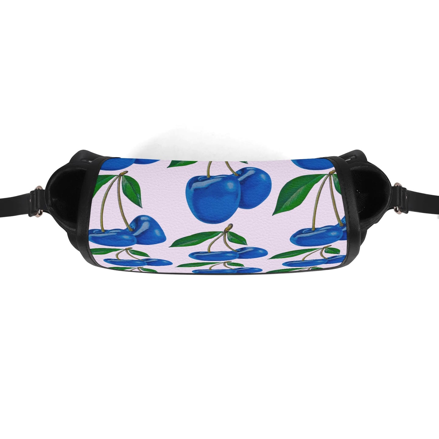 Blue Cherry© Limited Edition Pop New Version PU Leather Saddle Bag