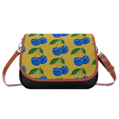 Blue Cherry© Limited Edition City European Soft and Silk Leather Shoulder bag