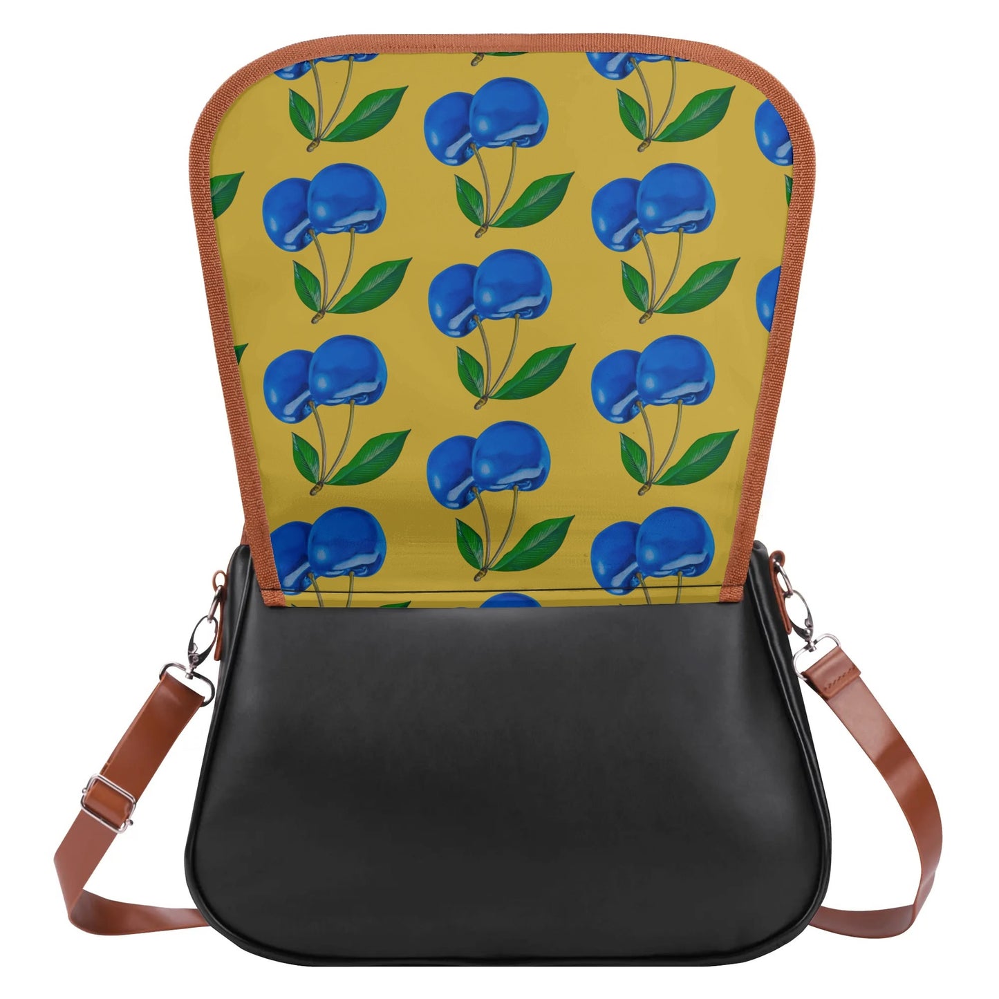 Blue Cherry© Limited Edition City European Soft and Silk Leather Shoulder bag