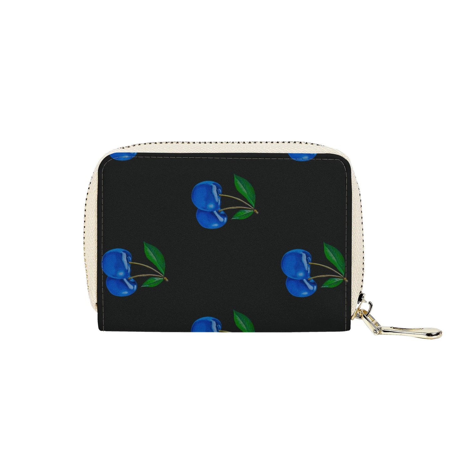 Blue Cherry© Limited Edition Zipper Card Holder