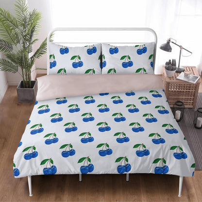 Blue Cherry© Super Soft Hotel Lux Pure Clean 3 Pcs Beddings