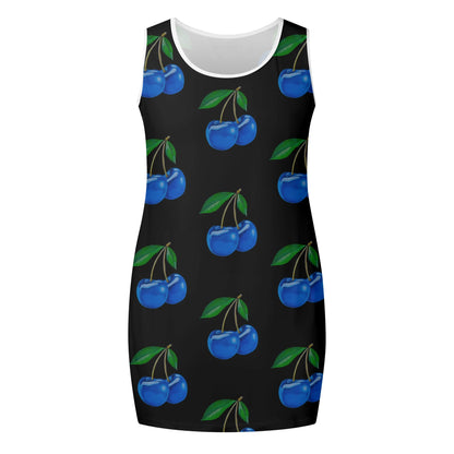 Blue Cherry© Miami Fun Soft and Shaping Womens Elegant Sleeveless Vest Dress Up To 4XL