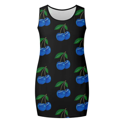 Blue Cherry© Miami Fun Soft and Shaping Womens Elegant Sleeveless Vest Dress Up To 4XL