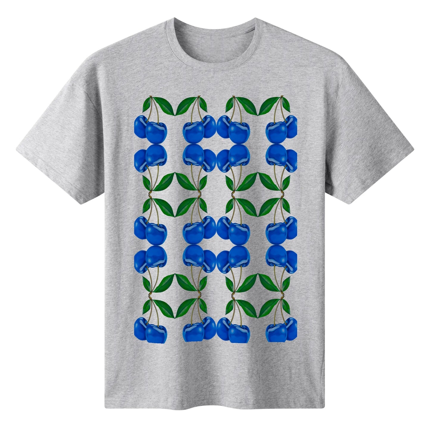 Blue Cherry© Simple Town And Country Women's Cotton Front & Back Printing T Shirt