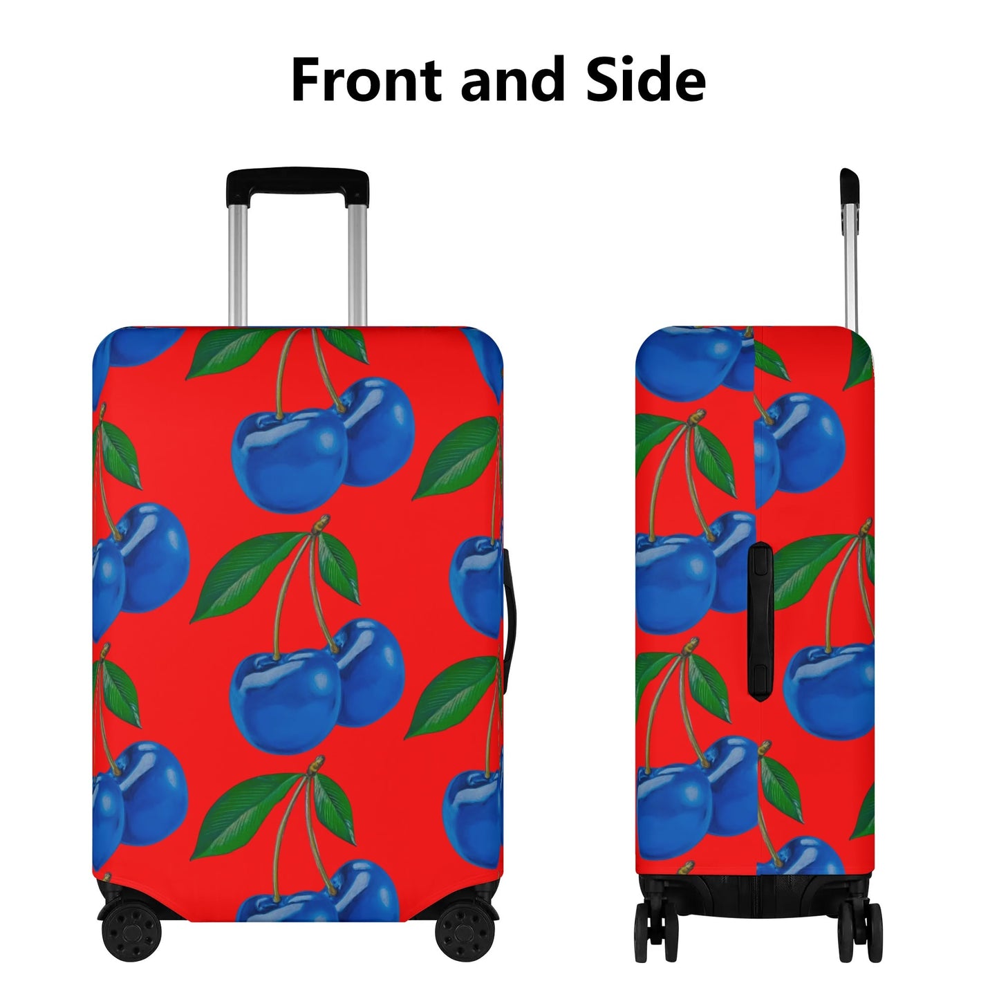 Blue Cherry© Limited Edition Pop World Traveler Simple Duty Strong Flex Polyester Luggage Cover