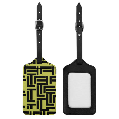 Luxturnal Travel Jet Set Pop Yellow Luggage Tags