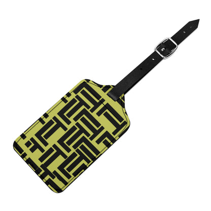 Luxturnal Travel Jet Set Pop Yellow Luggage Tags