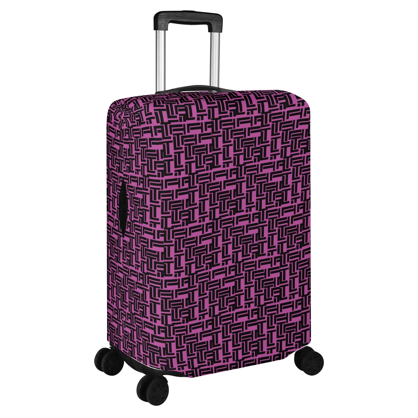 Luxturnal Pop World Traveler Simple Duty Strong Flex Pink Luggage Cover