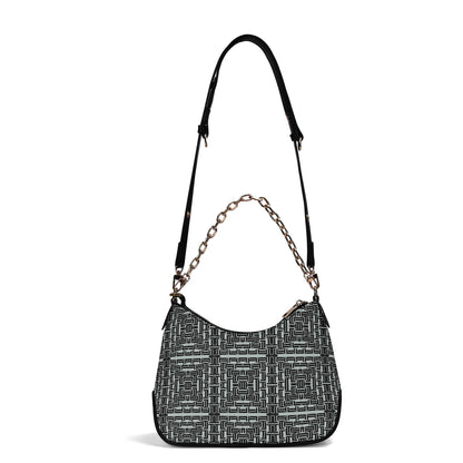 Everyday Chain Grey Mint Ladies Euro Soft PU Shoulder Bag With Chain Decoration