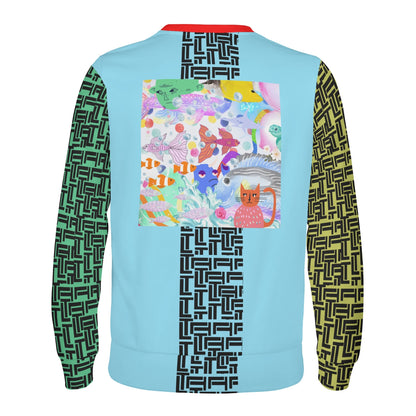 Luxturnal  Kid's Multi Block Ocean Dream© Soft Sweater