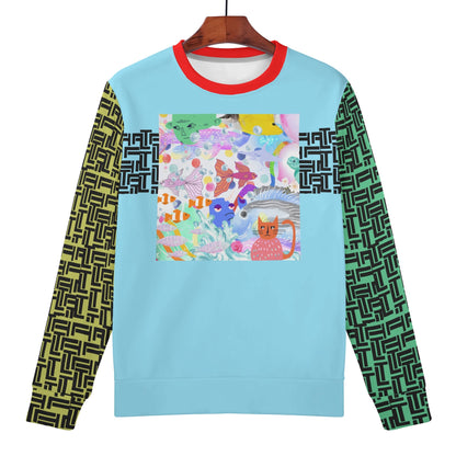 Luxturnal  Kid's Multi Block Ocean Dream© Soft Sweater