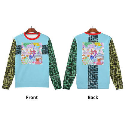 Luxturnal  Kid's Multi Block Ocean Dream© Soft Sweater