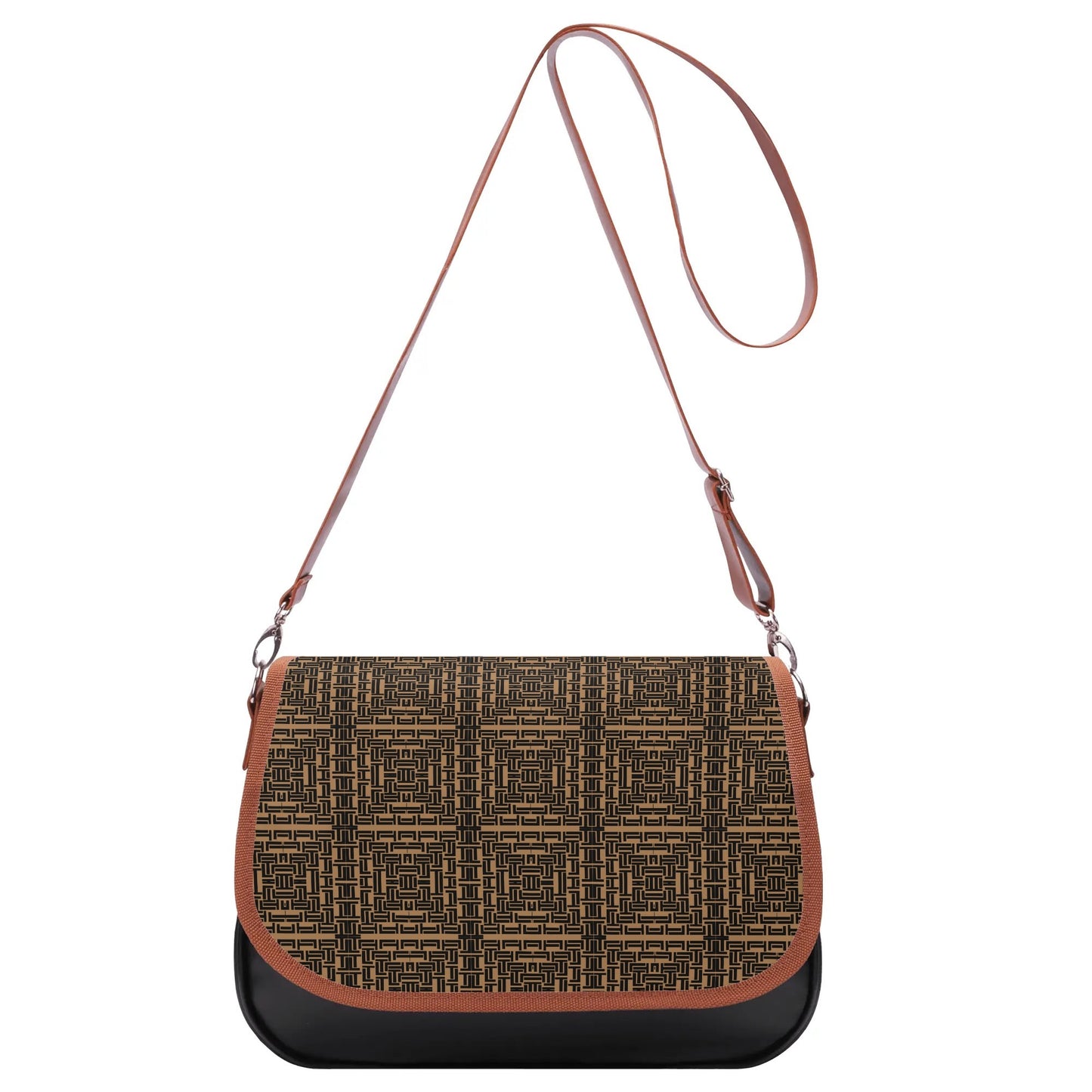 Simply Sally Classic Brown Leather Shoulder bag