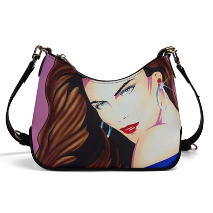 Lady Print© Luxturnal Lady Euro Soft PU Shoulder Bag With Chain Decoration