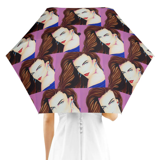 Lady Print© Fully Auto Open & Close Umbrella Printing Outside