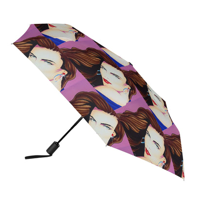 Lady Print© Fully Auto Open & Close Umbrella Printing Outside