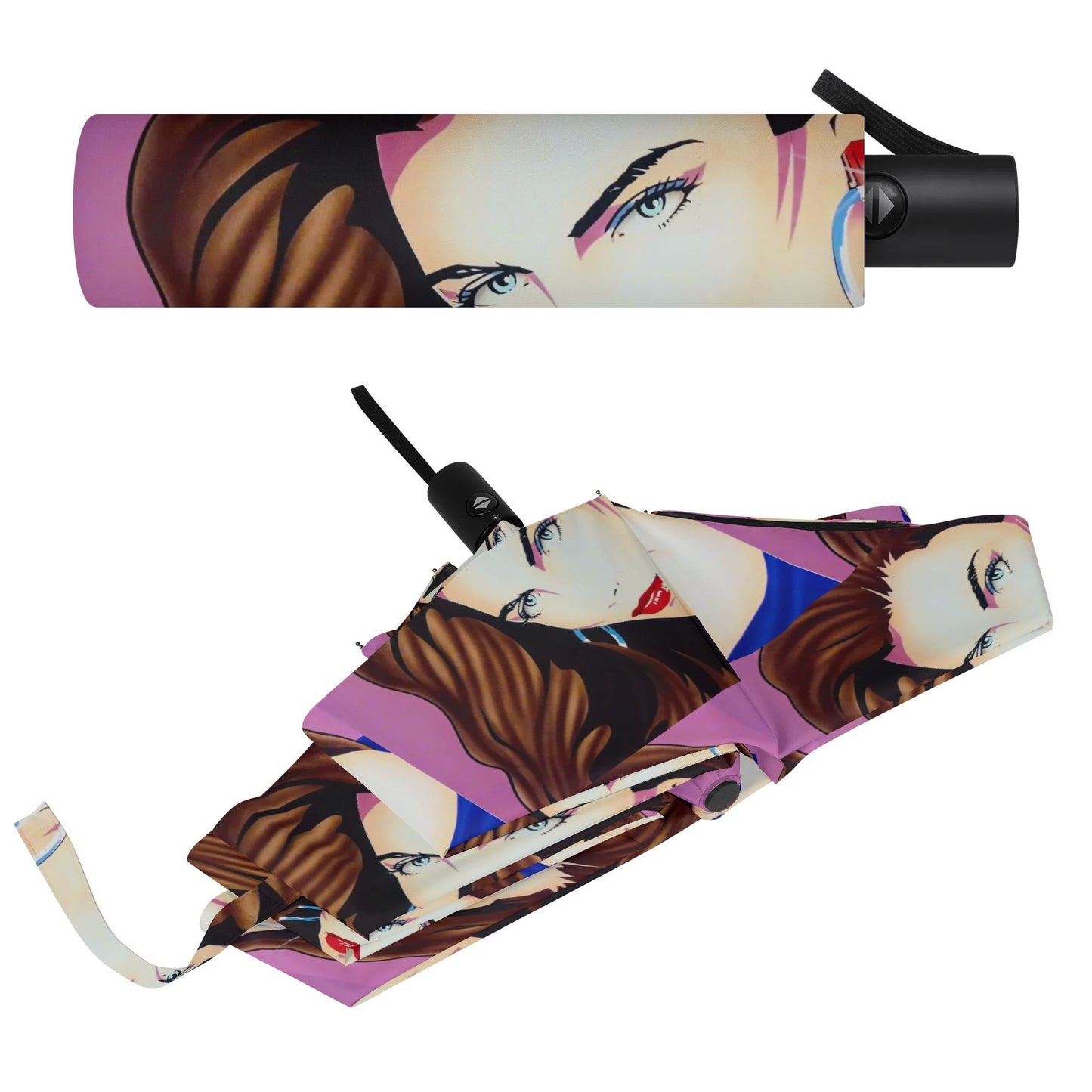 Lady Print© Fully Auto Open & Close Umbrella Printing Outside