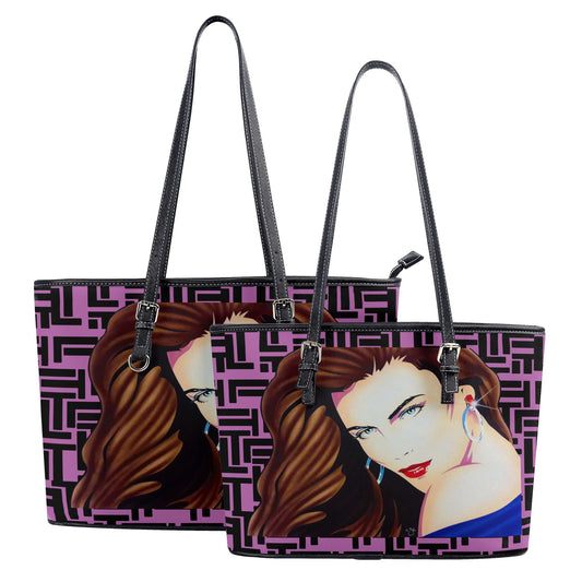 Lady Print© Euro Soft PU Leather Tote Bag