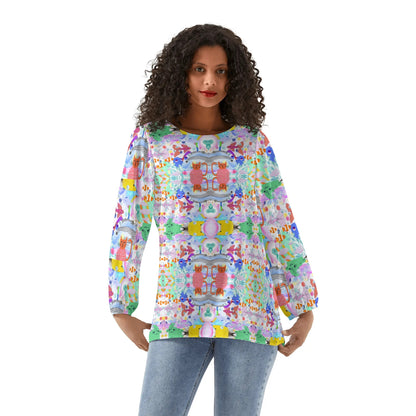 Ocean Dream© Womens Long-Sleeve Chiffon Blouse