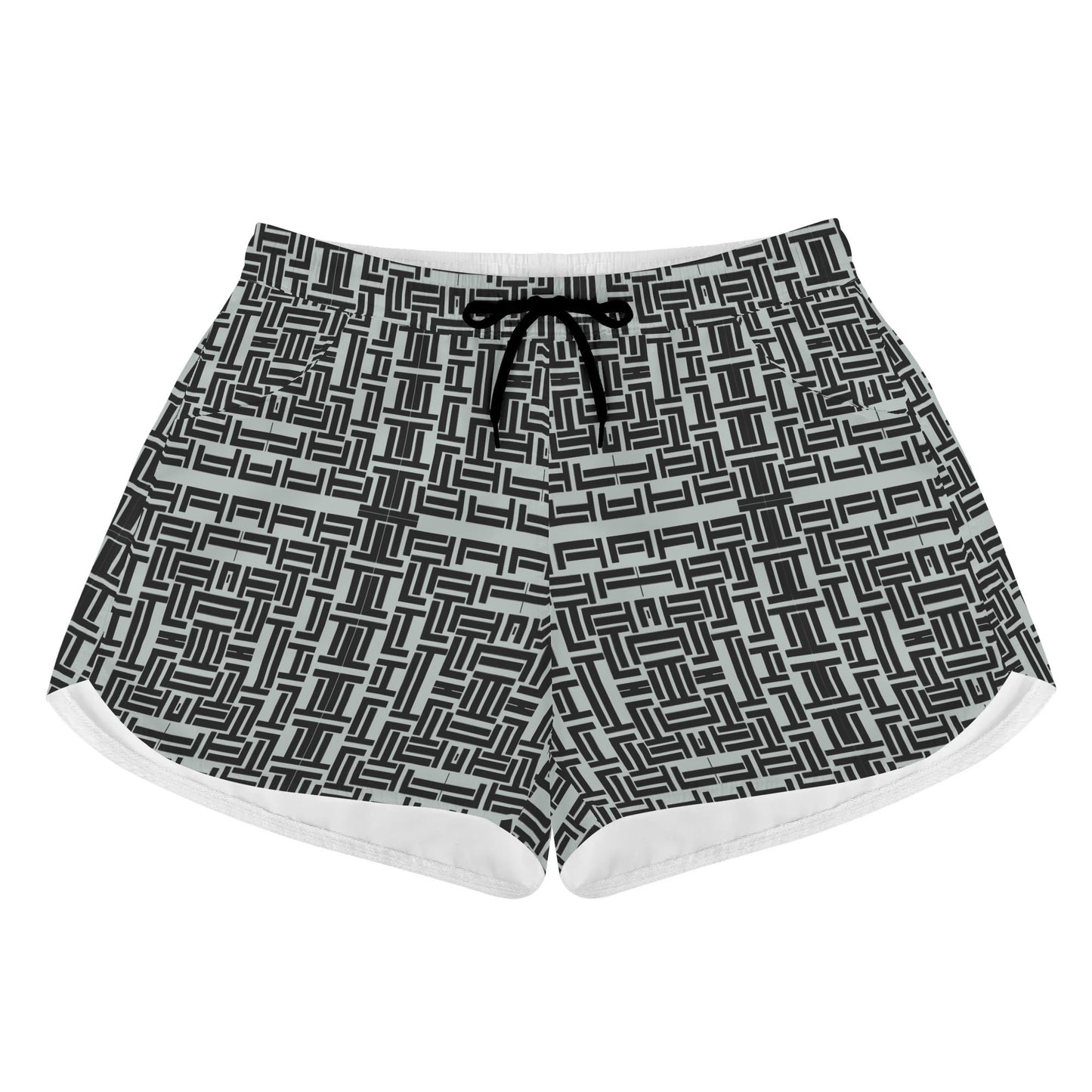 Luxturnal Grey Womens Soft Flex Beach Shorts