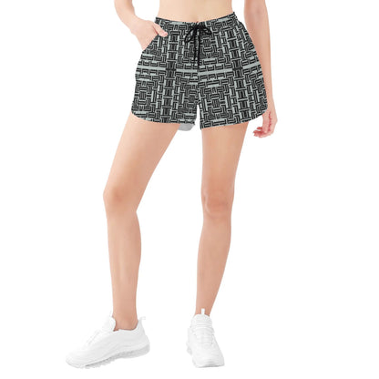 Luxturnal Grey Womens Soft Flex Beach Shorts