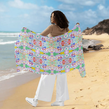 Ocean Dream© Happy Womens Sarong Bikini Coverup