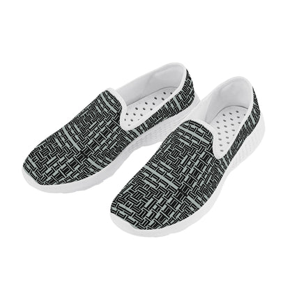 Everyday Flex Comfort Womens New Casual Slip on Shoes in Grey Mint