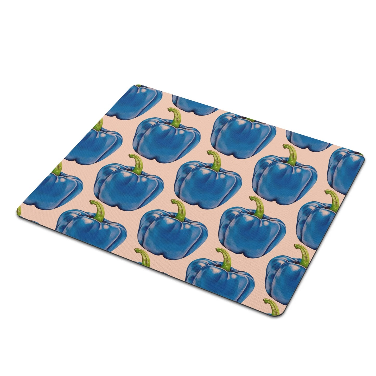 Pepper Blue© Square Rubber Mouse Mat Pad