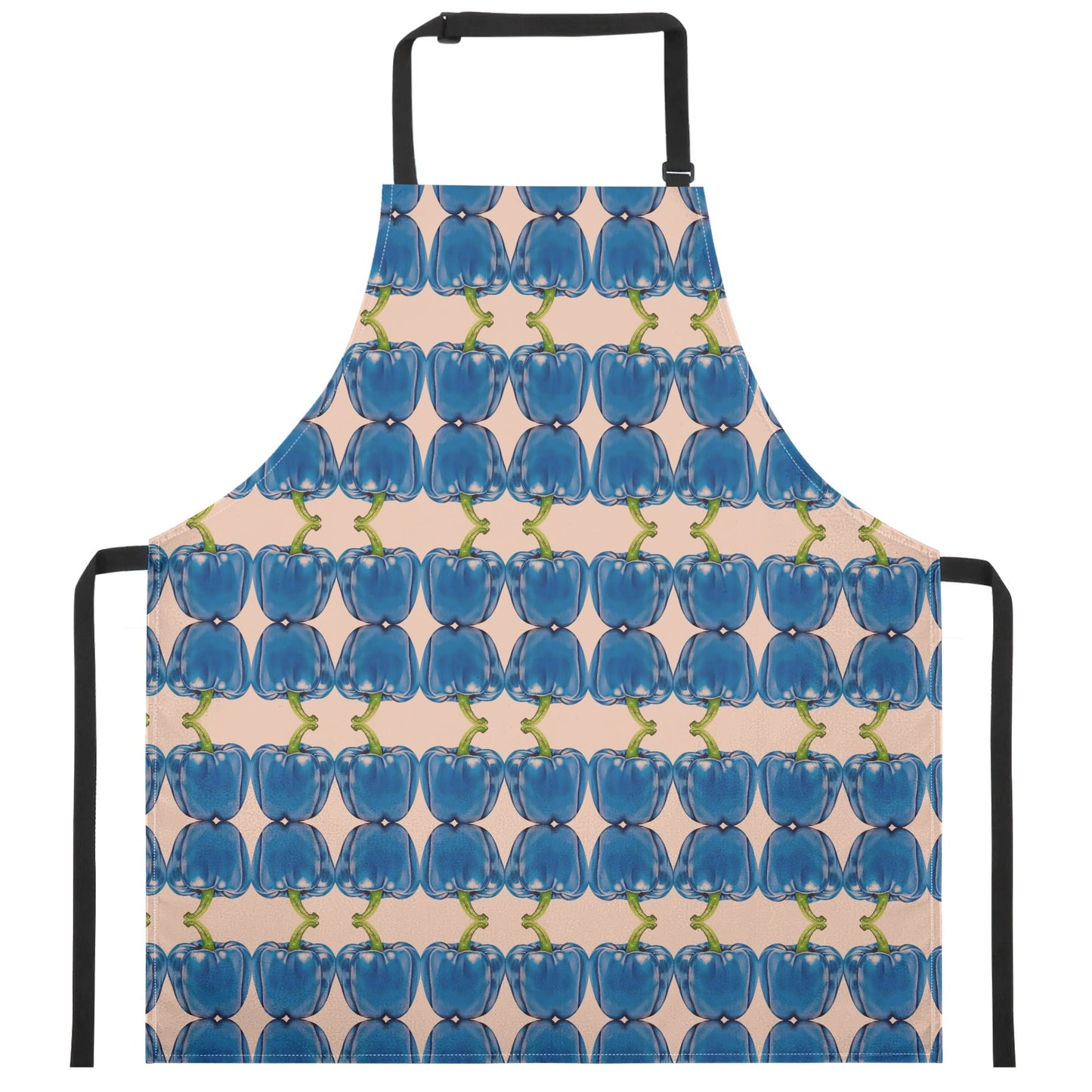 Pepper Blue© Eye Catching Chef Elite Apron In Cream