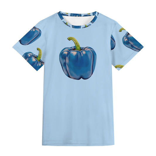 Pepper Blue© Cream Soft Style Unisex Adult Short Sleeve Tshirt