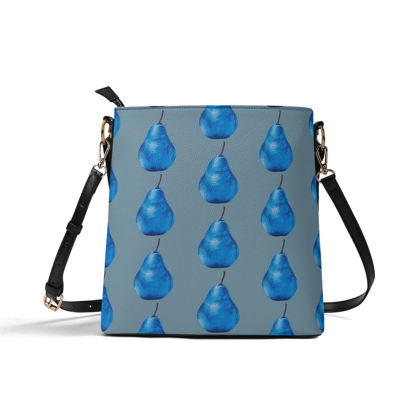 Pear Blue© Womens Euro Soft PU Bucket Bag Shoulder Bag