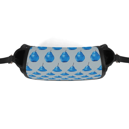 Pear Blue© New Version Euro Soft PU Leather Saddle Bag