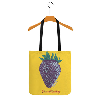 Concord Strawberry© By Artist Gib Robbie Simple Chic Cloth Tote Bag Everyday All Purpose (Support Local Artist)