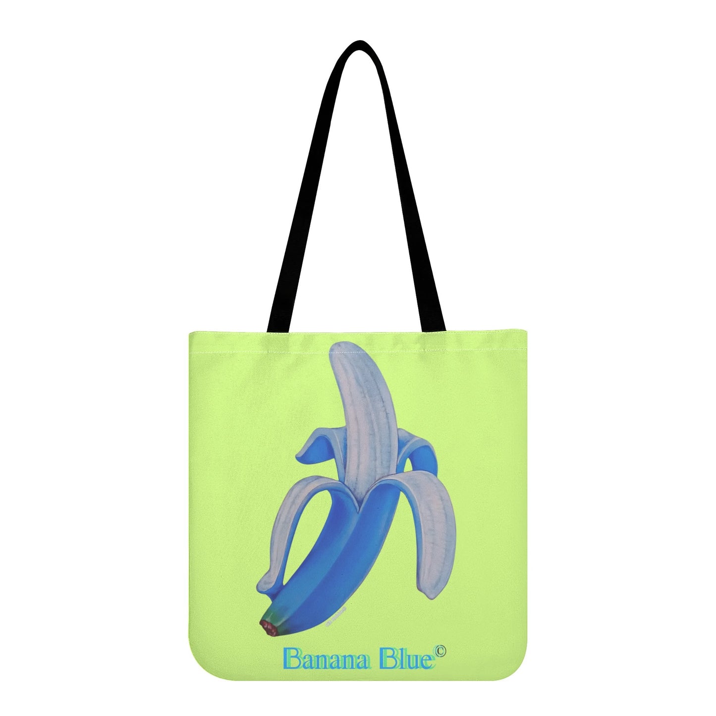 Banana Blue© By Artist Gib Robbie Simple Chic Cloth Tote Bag Everyday All Purpose (Support Local Artist)