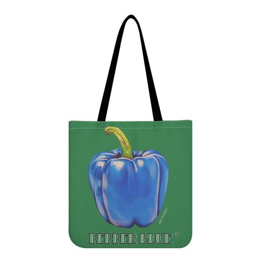 Pepper Blue© By Artist Gib Robbie Simple Chic Cloth Tote Bag Everyday All Purpose (Support Local Artist)