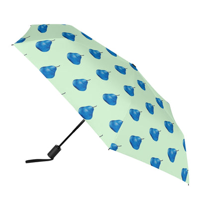 Pear Blue© Lightweight Auto Open & Close Umbrella