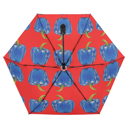 Pepper Blue© Lightweight Auto Open & Close Umbrella