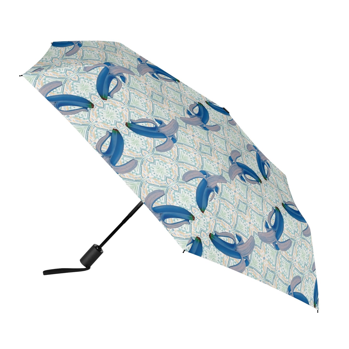 Banana Blue© Lightweight Auto Open & Close Umbrella