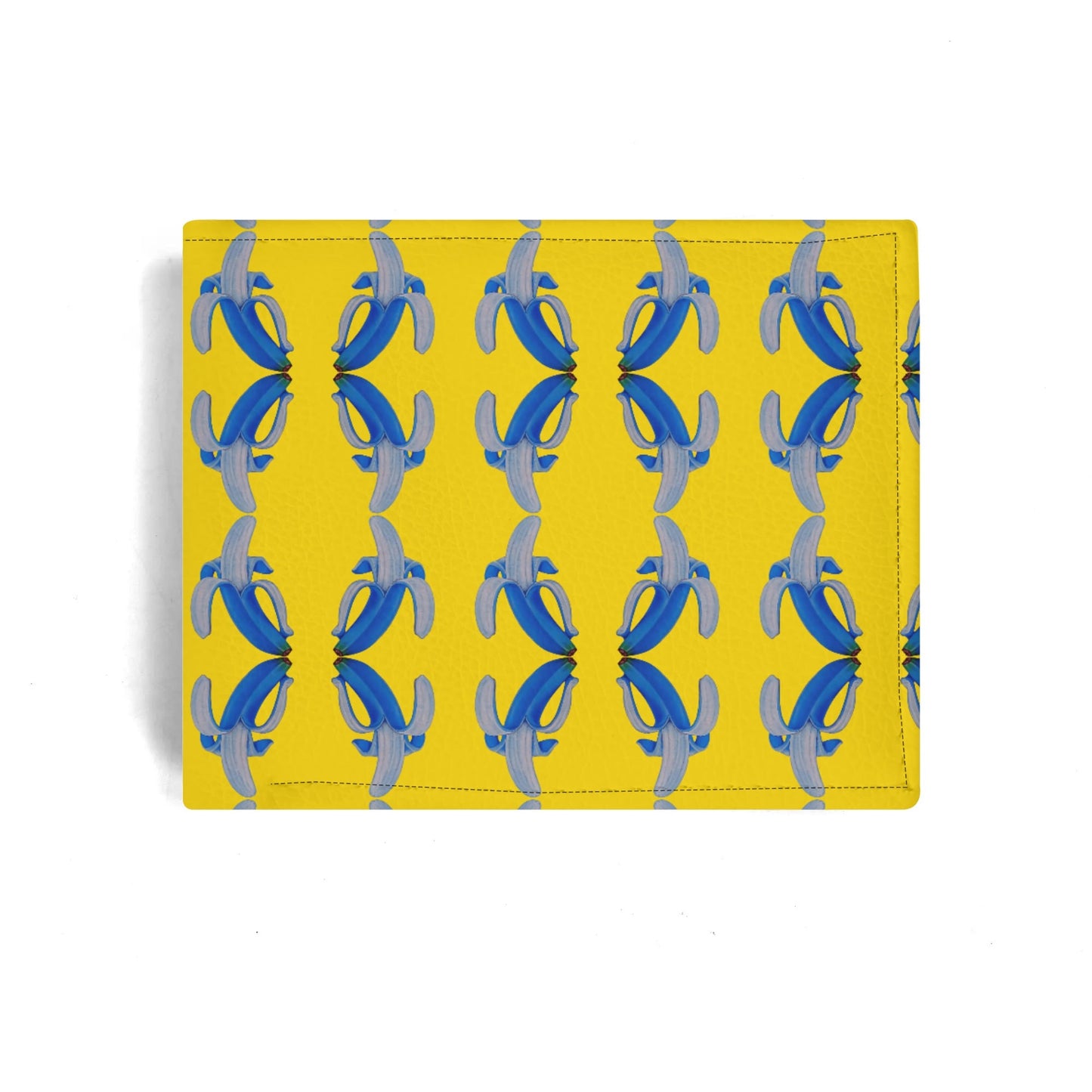 Banana Blue© Mens Minimalist Soft Euro Flex Lux PU Leather Wallet Paper Folded Wallet In French Riverside