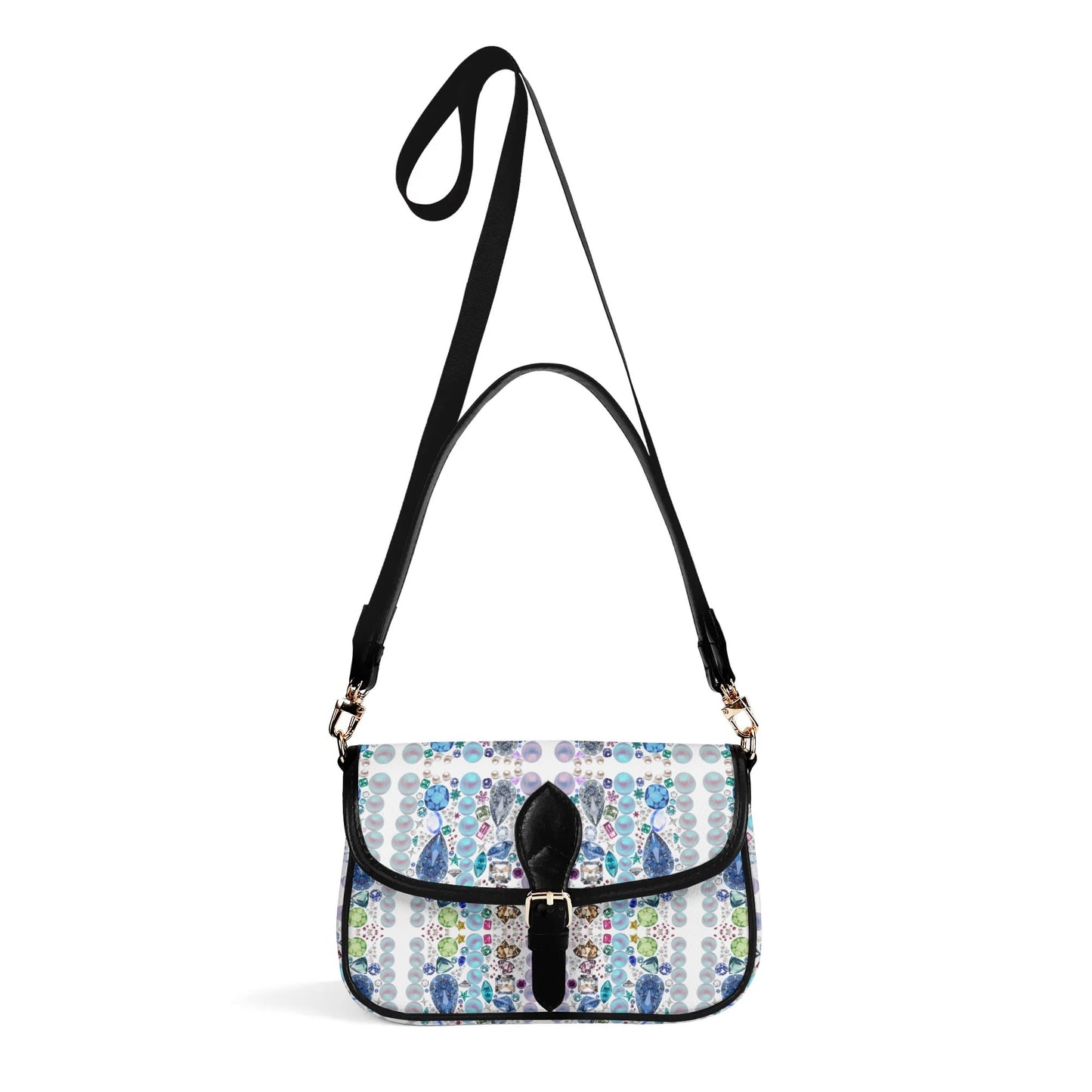 Gigi In Aruba© Super Soft Easy Comfort Womens PU Chain Shoulder Bag In White