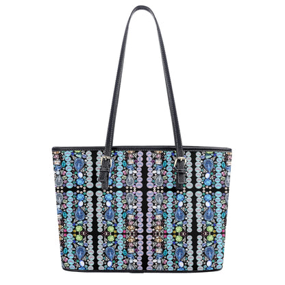 Gigi In Aruba© Euro Soft PU Leather Tote Bag In Dark