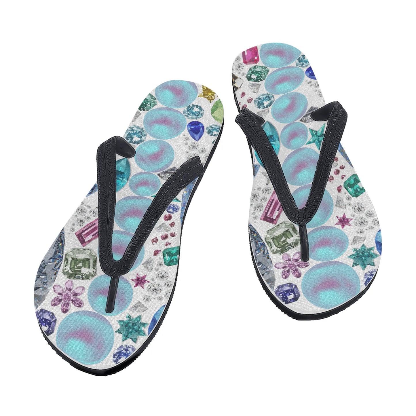 Gigi In Aruba© Super Soft Flex All Year Flip Flops In Pearl Gem Pop