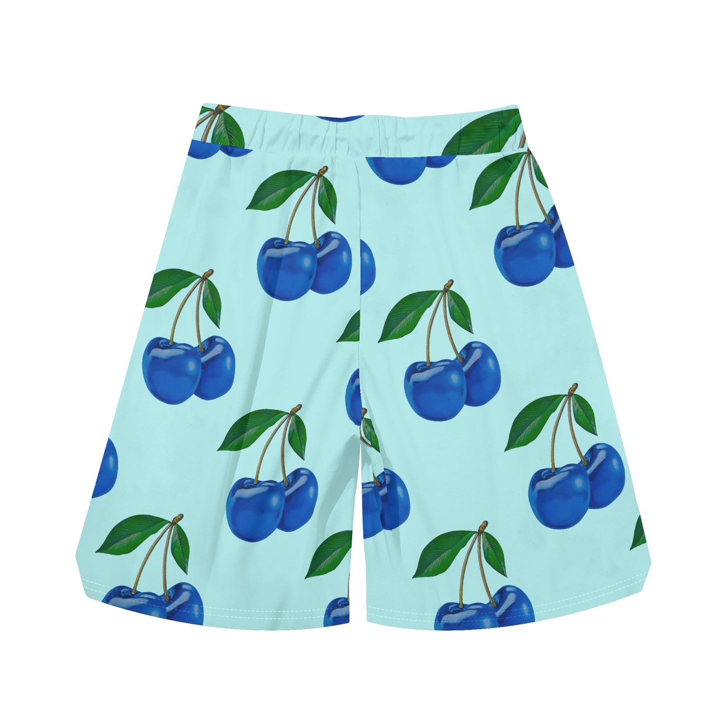 Blue Cherry© Super Sport Flex Dry Mens Basketball Mesh Shorts Sea Life Swim Trunks Quick Dry In Cool Pool Blue